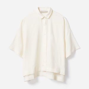 Everlane Drapey Square Shirt - bone 🦴